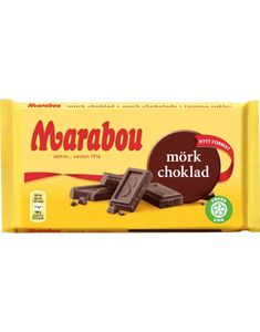 Marabou Mørk Melkesjokoladeplate 185 gram