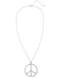 Silverfärgat Hippiesmycke med Klara Stenar