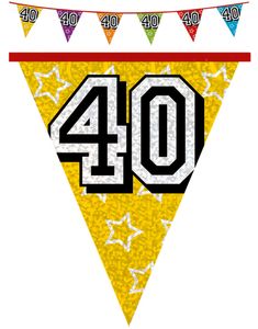 8 meter lång Holografisk Banderoll – 40