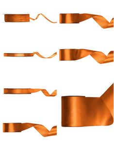 Satengbånd Rustfarget