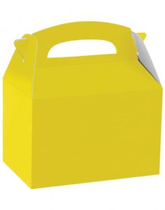 1 stk Party Ask 18x15x10 cm - Gul