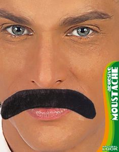 Mr. Handsome - Svart Mustasch