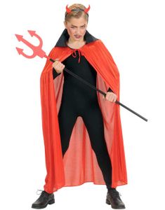 Röd Satin Barn Kappa - 110 cm