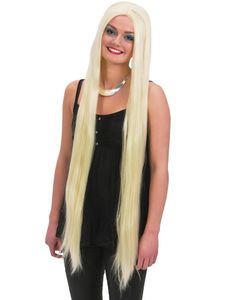 Superlång Blond Peruk