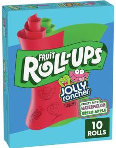 Fruit Roll-Ups Jolly Rancher - Vingummiruller med Fuktsmaker 141 gram (USA Import)