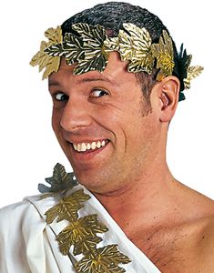 Guldfärgad lövkrans