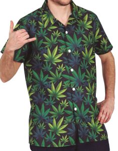 Skjorte med Marijuana motiv til Mann