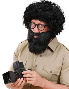 Svart Skägg med Mustasch