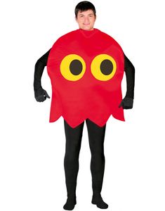 Pacman Inspirerad Blinky Unisex Kostym
