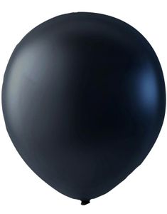 Svart Metallic Ballonger 23 cm - 100 stk MEGAPACK