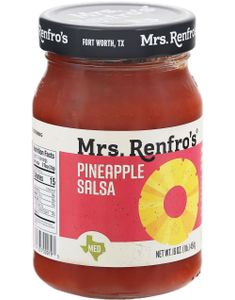 Mrs. Renfro's Pineapple Salsa - Salsasaus med Ananas og Jalapenos 454 gram (USA Import)