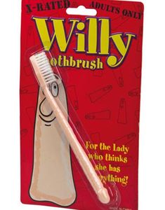 Hudfärgad Penis-Formad Tandborste