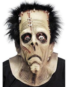 Frankenstein Inspirert - Monster Mask m/Hår