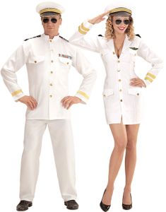 Pardräkt - Vita Pilotdräkter