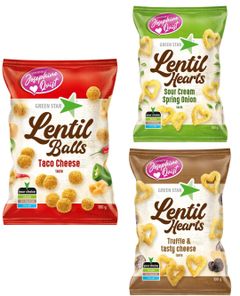 Taste Them All - Green Star Linschips - Tre Smaker - Paketerbjudandene