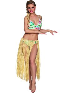 Beige Hawaii Bastkjol 80 cm