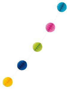 Flerfärgad Honeycomb Girlang 213 cm