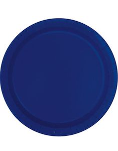 16 st Marinblå Papptallrikar 22 cm