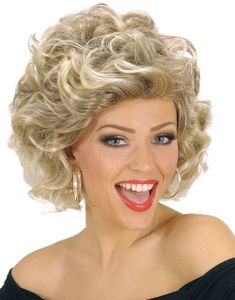 Grease Inspirerad - Blond Peruk