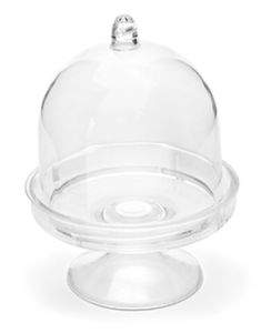 3 stk Genomskinliga Små Kakkupoler