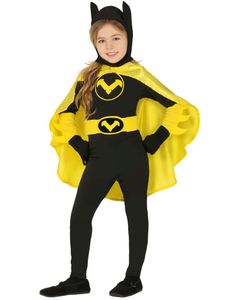 Batgirl Inspirerad Dräkt för Barn