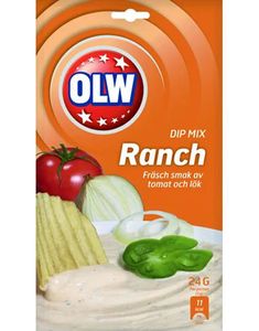 OLW Ranch Dipmix 21 gram - Smak av Tomat och Lök