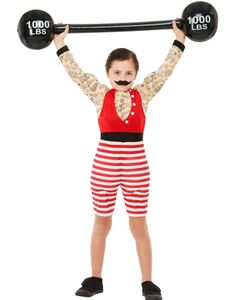 The Greatest Showman Inspirerad Strongman Dräkt till Barn