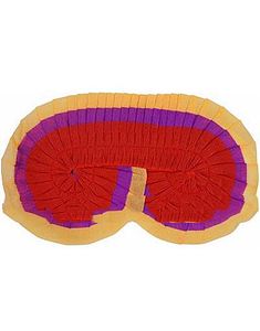 Pinata Ögonmask - Beige, Lilla og Rød