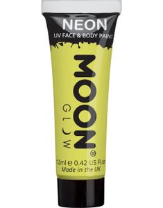 Gul Pastell Neon UV/Blacklight Ansikts- och Kroppsfärg 12 ml