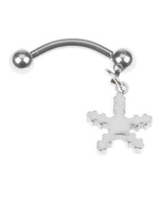 Snowcrystal - 1,2 x 9 mm Ögonbrynspiercing