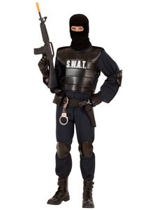 Komplett Svart SWAT (Herr)