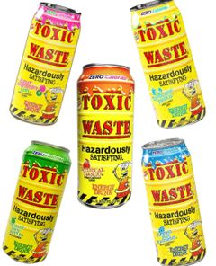 Taste Them All – Toxic Waste Energidryck – Fem Smaker - Paketerbjudandene