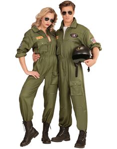 Pardräkt - Top Gun Inspirerade Jumpsuits