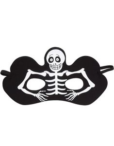 Ögonmask med Skelettmotiv