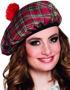 Röd Basker/Skottehatt