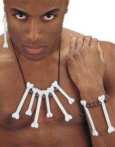 Grottmänniskosmycke, Armband och Clip-Örhänge