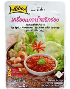 Spicy Northern Thai Pork Seasoning Paste - Lobo 50 gram (Thailand)