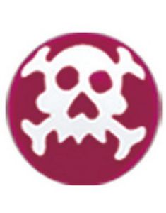 Skull - Lila Akrylkula