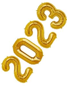 2023 ballonger - 35 cm guld