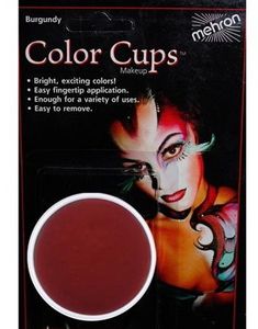 Color Cups 15 g - Burgundy Mehron Ansikts- & Kroppssmink