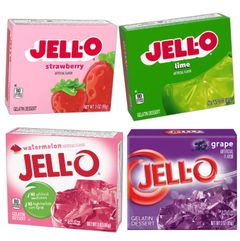 Taste Them All – JELL-O Gelé – Fyra Smaker - Paketerbjudandene (USA Import)