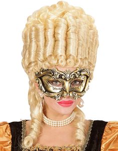 Bronsfärgad Barock Ögonmask