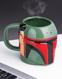 Licensierad Boba Fett Formad 3D-mugg 650 ml
