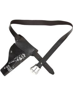 Pistolhölster med Silverfärgat Cowboymotiv till Barn