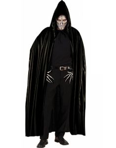 Svart kappa m/Hätta - 142 cm