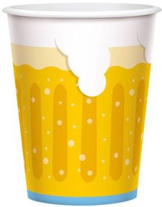 6 Oktoberfest Store pappersmuggar 450 ml - Bierfest