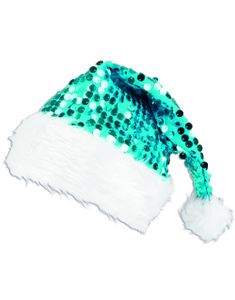 Ljus Blå Tomteluva med Paljetter