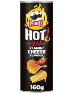 Pringles Hot Flaming Cheese 160 gram (Extra Hot)