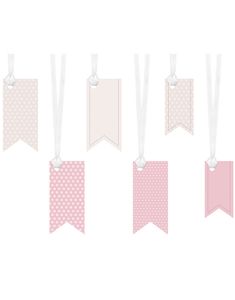 6 stk Tags - Candyworld