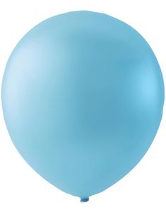 Ljusblå Ballonger 23 cm - 100 stk MEGAPACK